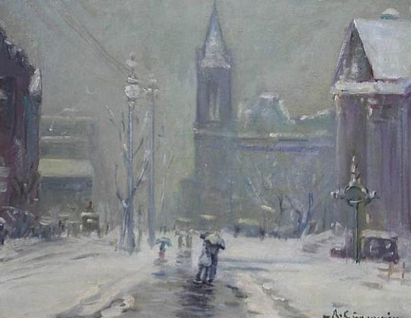 Arthur Clifton Goodwin Copley Square Germany oil painting art